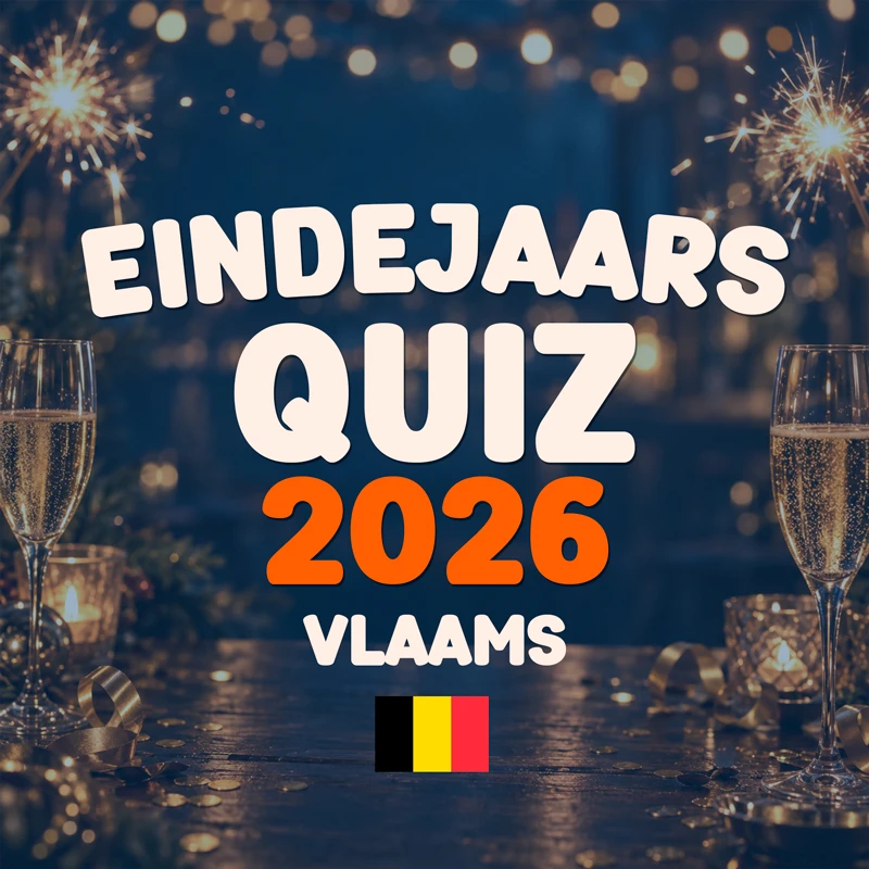 Vlaamse Eindejaarsquiz 2026 - kant-en-klare pubquiz